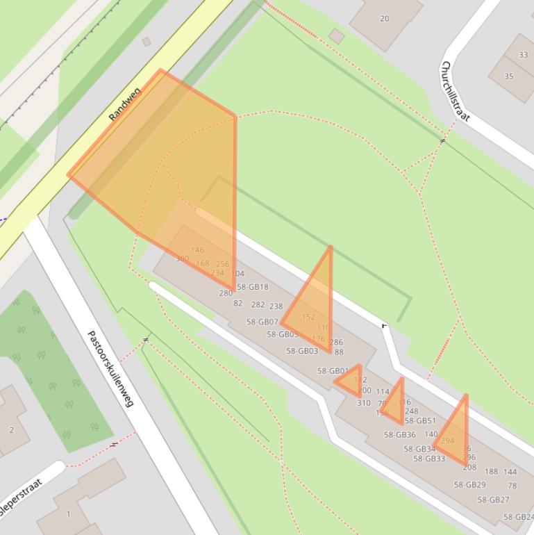 Kaart van postcodegebied 6431AP.