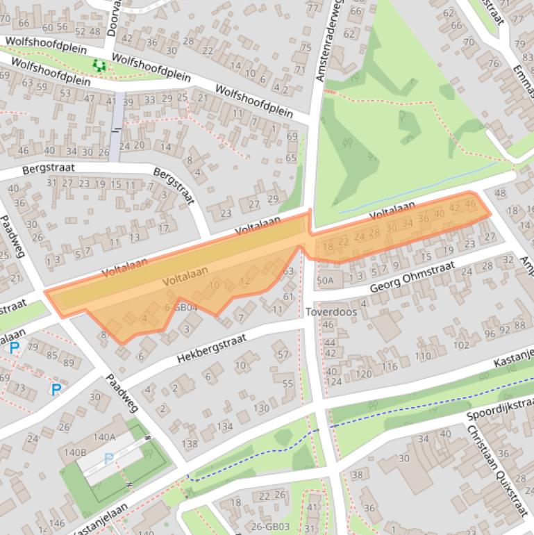Kaart van postcodegebied 6431CL.