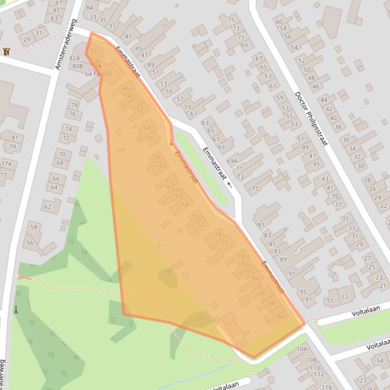 Kaart van postcodegebied 6431CX.