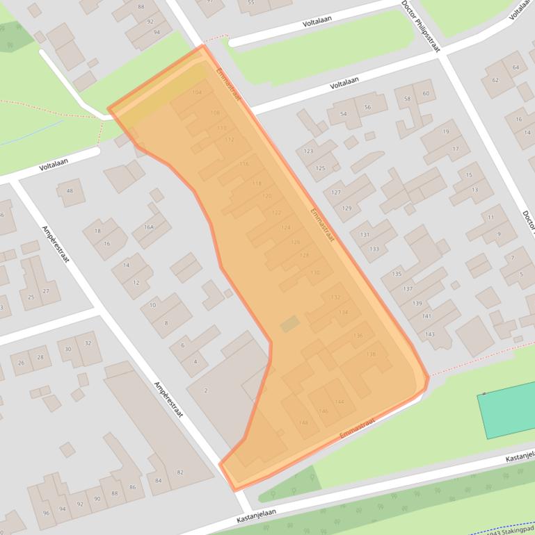 Kaart van postcodegebied 6431CZ.