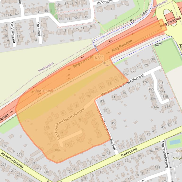 Kaart van postcodegebied 6431DE.