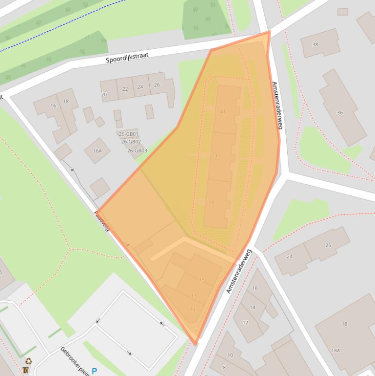 Kaart van postcodegebied 6431EH.