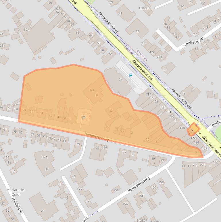 Kaart van postcodegebied 6431EW.