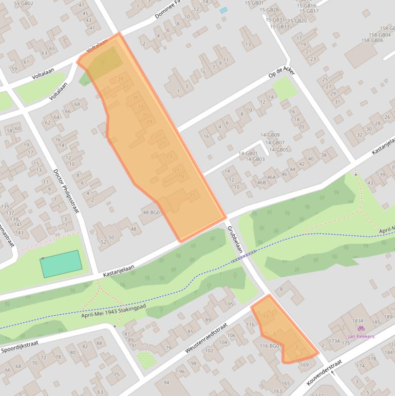 Kaart van postcodegebied 6431GD.