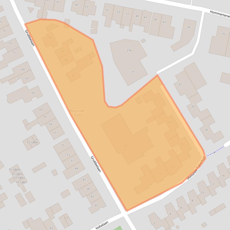 Kaart van postcodegebied 6431GH.