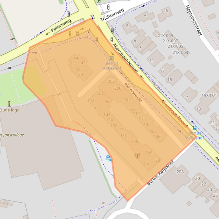 Kaart van postcodegebied 6431GZ.