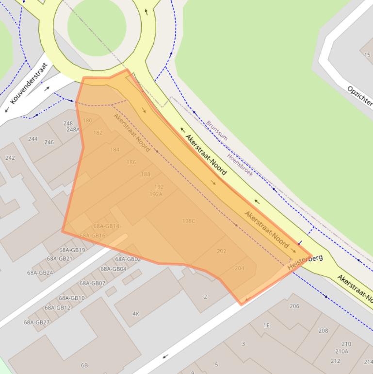 Kaart van postcodegebied 6431HS.