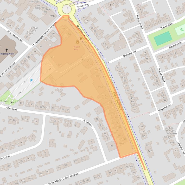 Kaart van postcodegebied 6431HW.