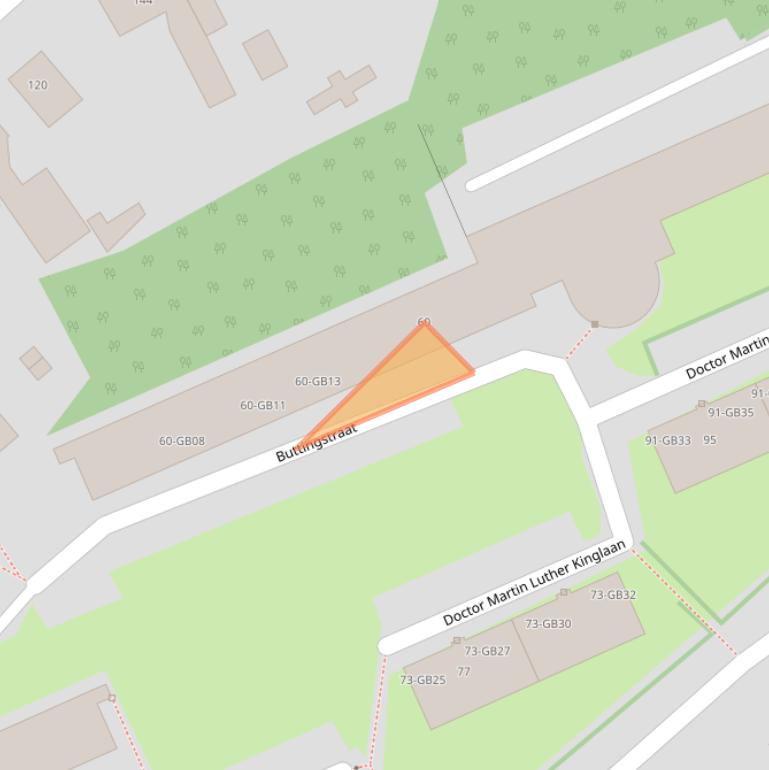 Kaart van postcodegebied 6431JJ.