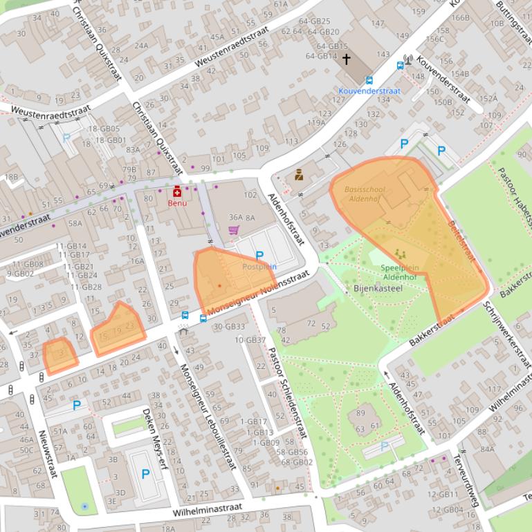 Kaart van postcodegebied 6431JL.