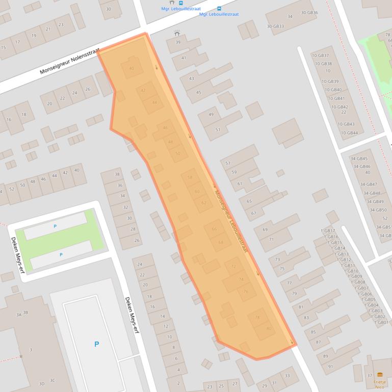 Kaart van postcodegebied 6431KL.