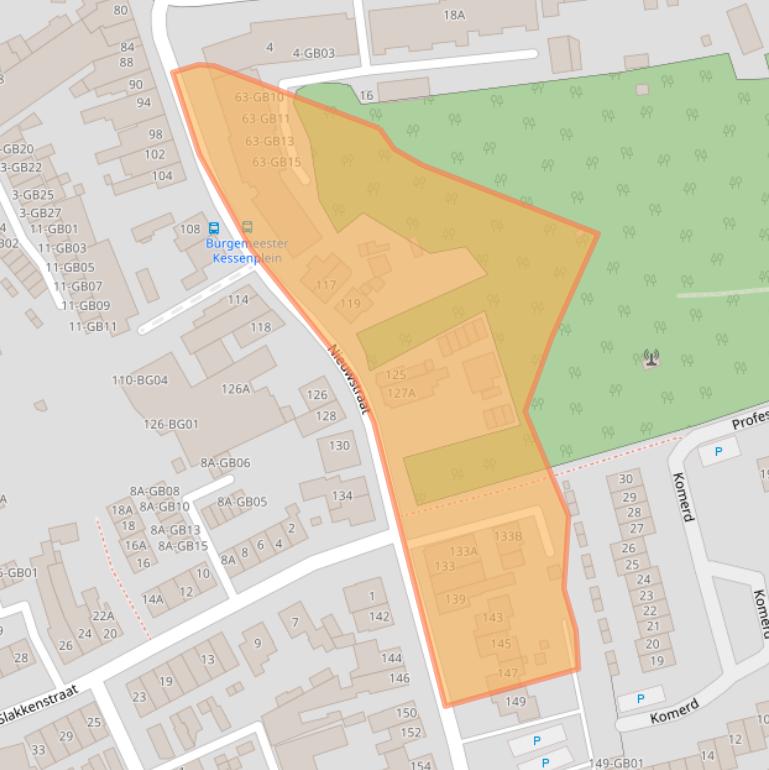 Kaart van postcodegebied 6431KR.