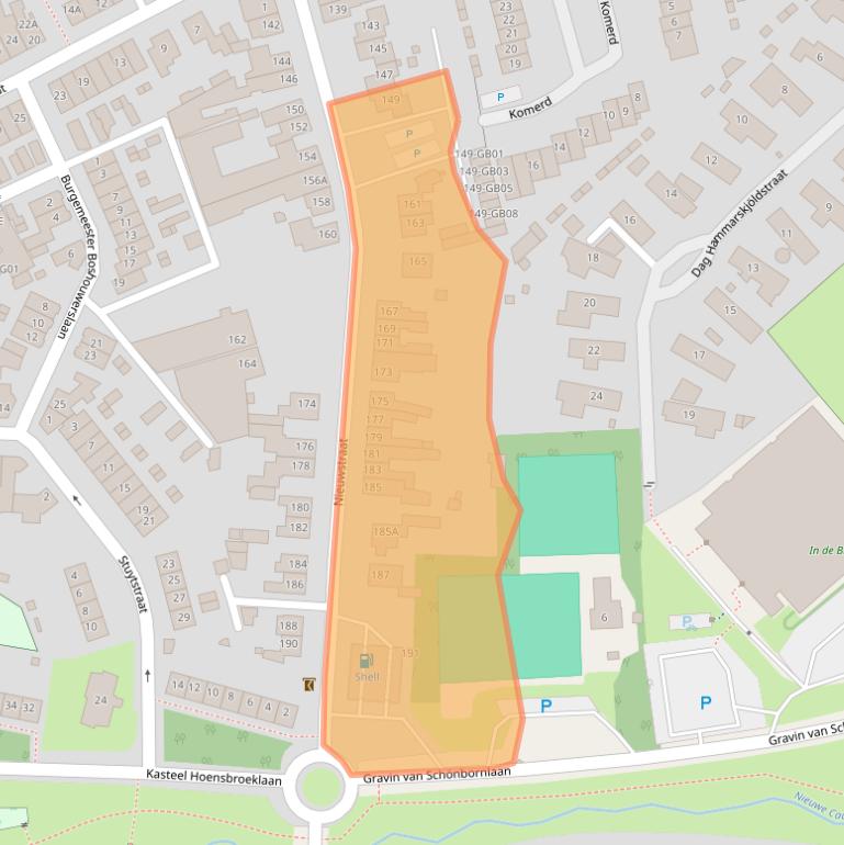 Kaart van postcodegebied 6431KS.