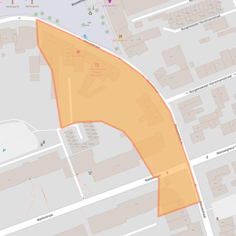 Kaart van postcodegebied 6431KT.