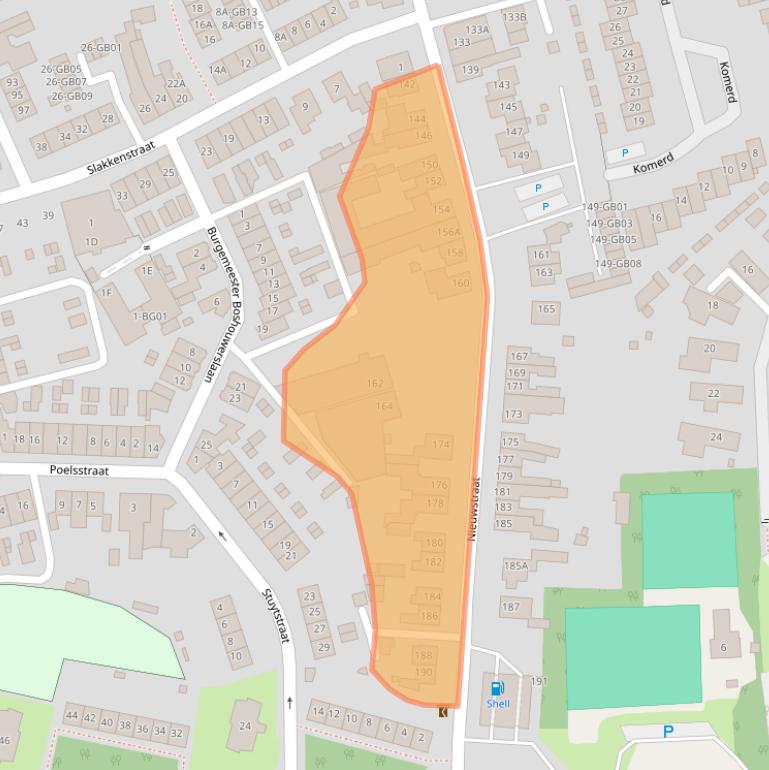 Kaart van postcodegebied 6431KX.