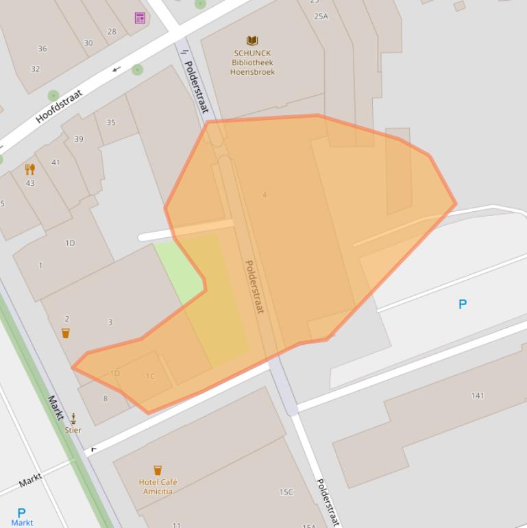 Kaart van postcodegebied 6431LE.