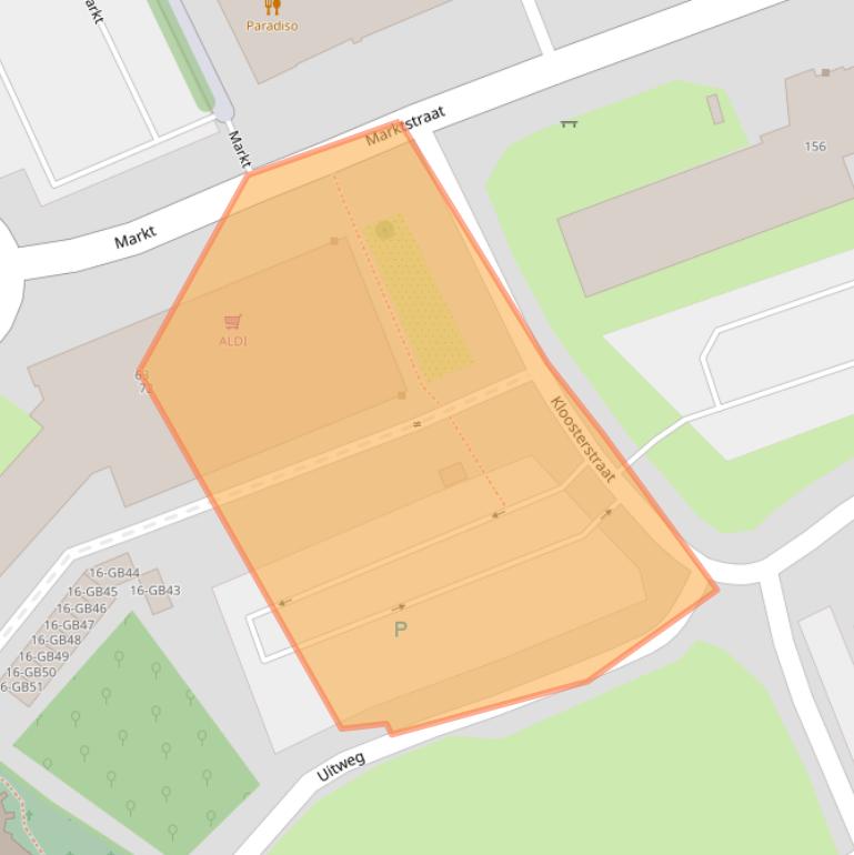 Kaart van postcodegebied 6431LH.