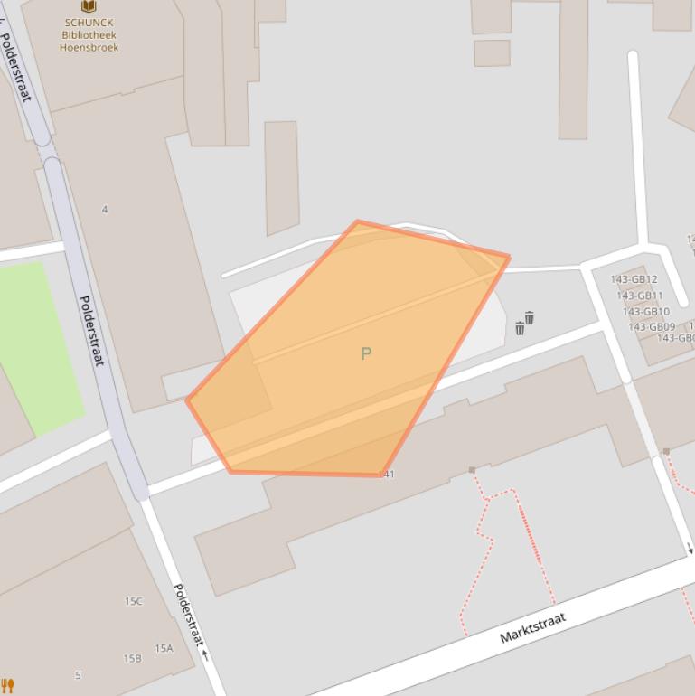 Kaart van postcodegebied 6431LM.