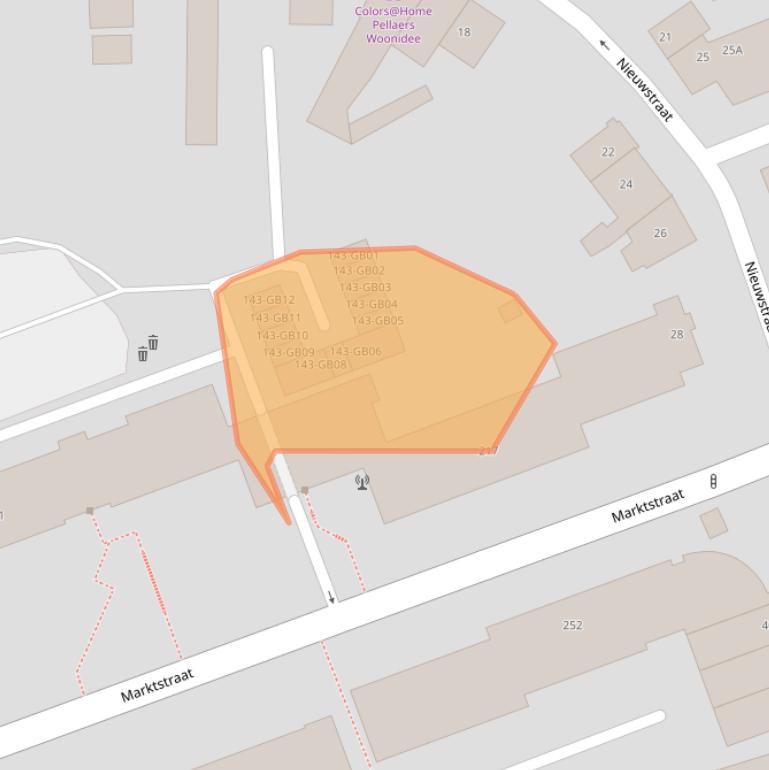 Kaart van postcodegebied 6431LN.