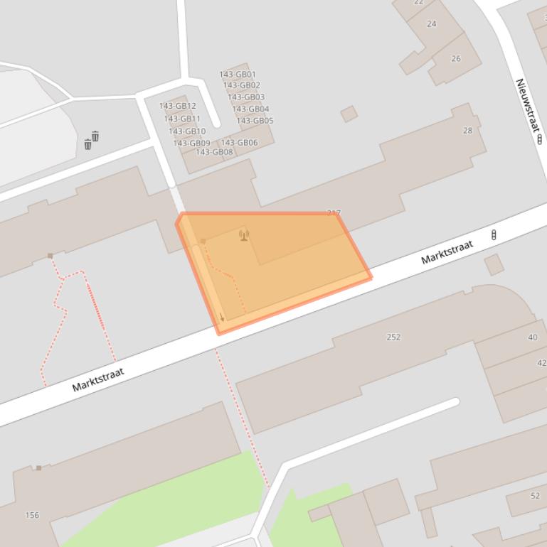 Kaart van postcodegebied 6431LP.