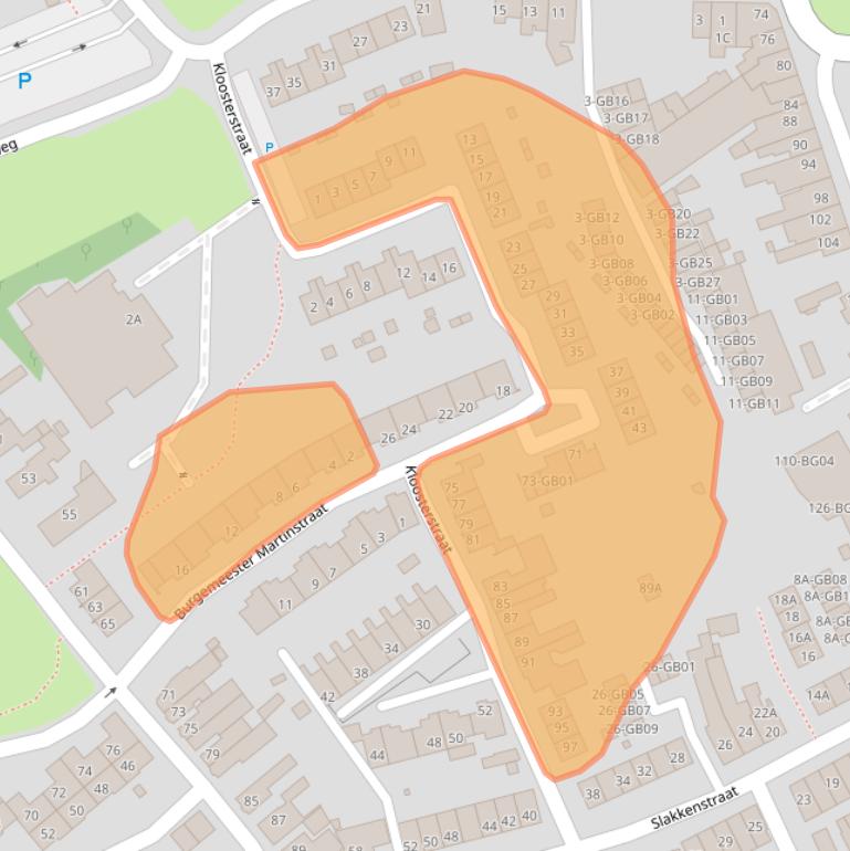 Kaart van postcodegebied 6431LV.