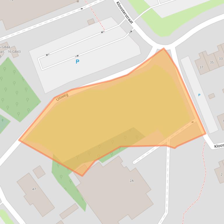 Kaart van postcodegebied 6431MD.