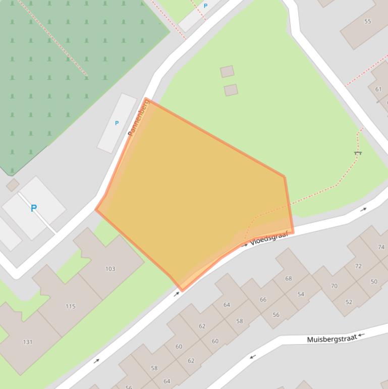 Kaart van postcodegebied 6431MG.