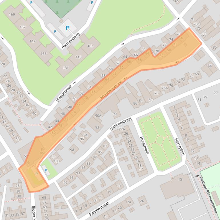 Kaart van postcodegebied 6431NA.