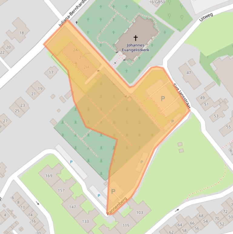 Kaart van postcodegebied 6431NE.