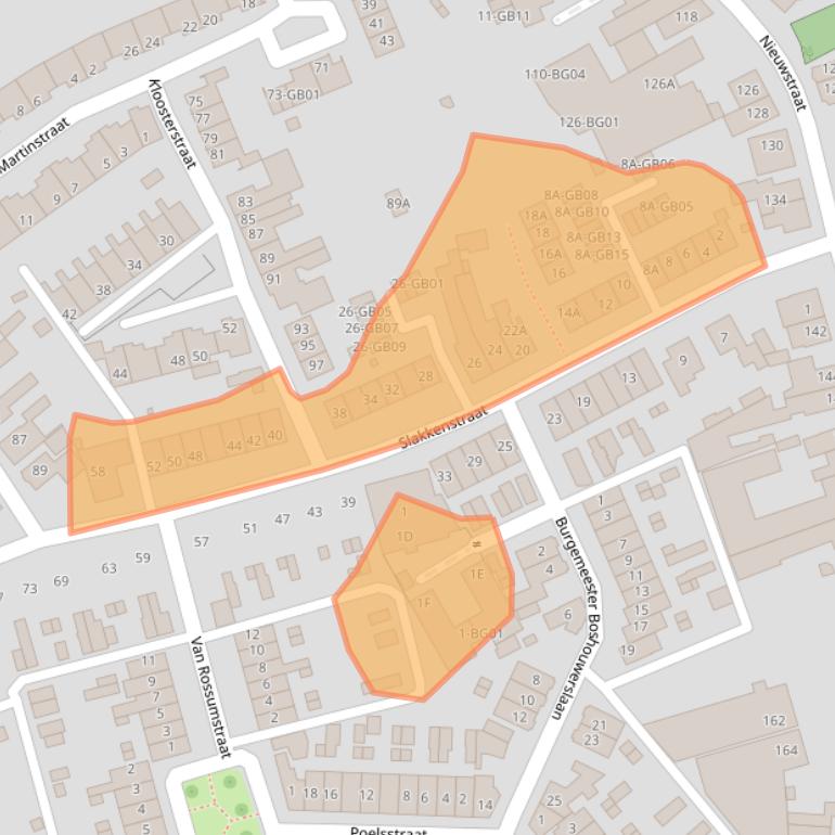 Kaart van postcodegebied 6431NJ.