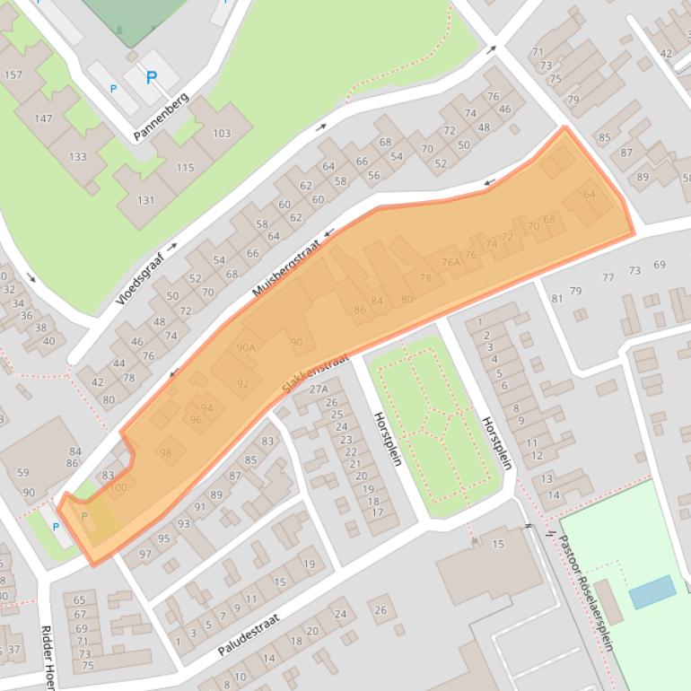 Kaart van postcodegebied 6431NK.