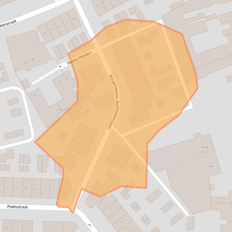 Kaart van postcodegebied 6431NL.