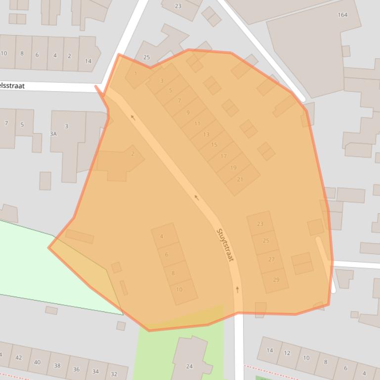 Kaart van postcodegebied 6431NM.