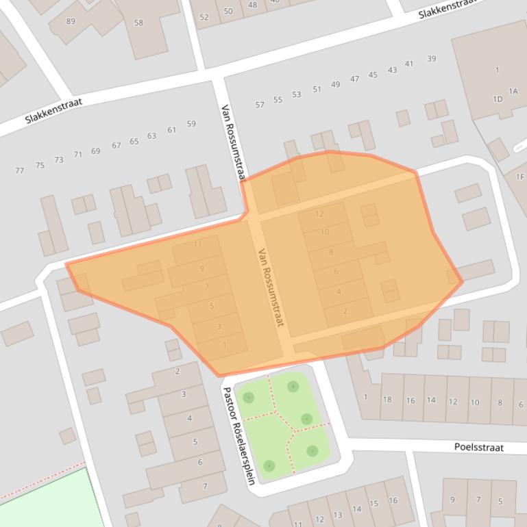Kaart van postcodegebied 6431NR.