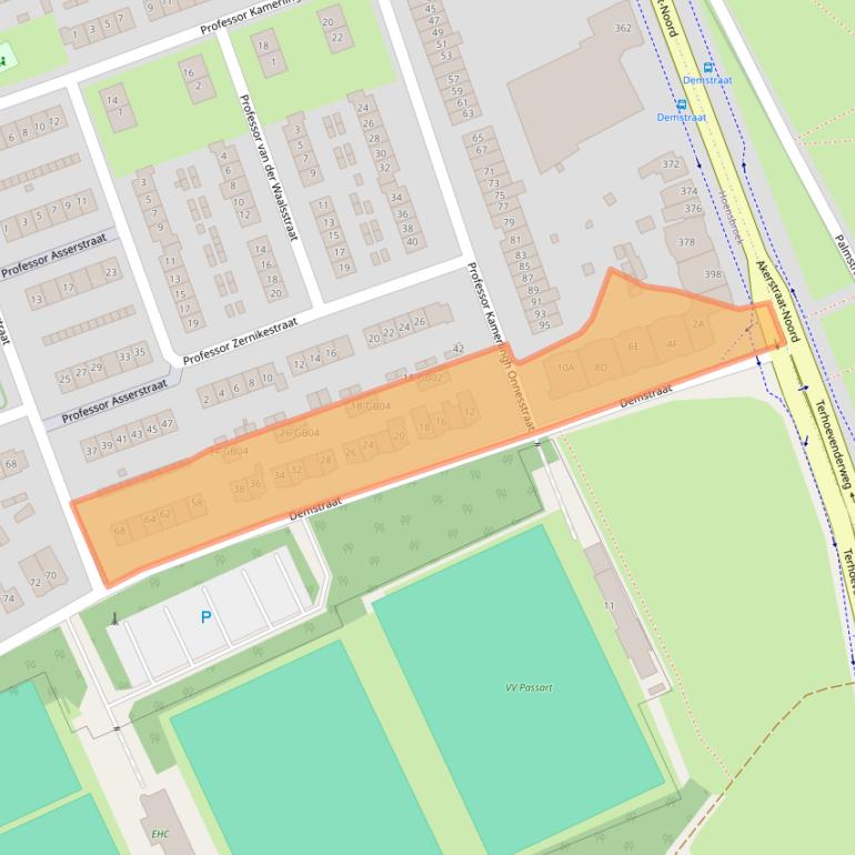 Kaart van postcodegebied 6431TE.