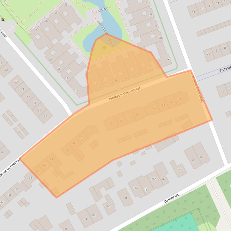 Kaart van postcodegebied 6431TT.