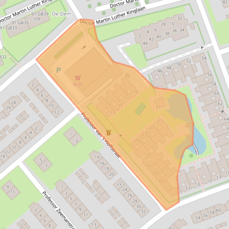 Kaart van postcodegebied 6431VB.