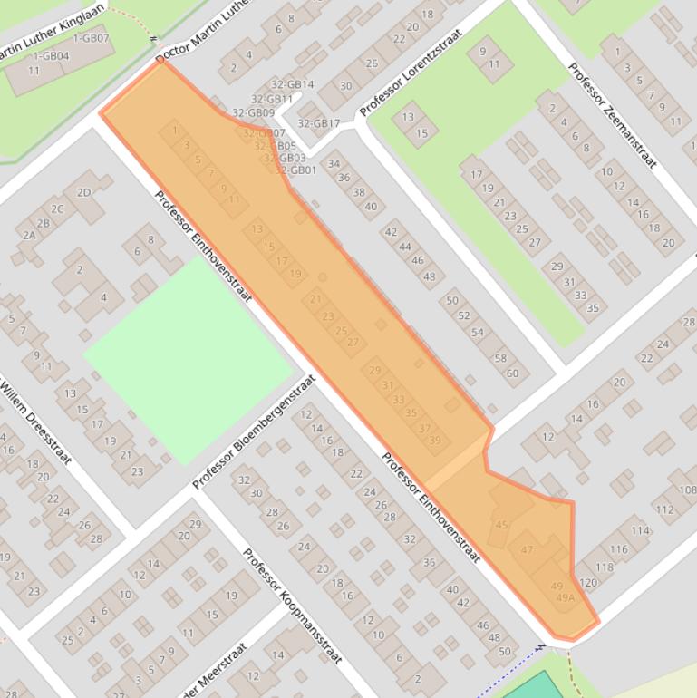 Kaart van postcodegebied 6431VD.