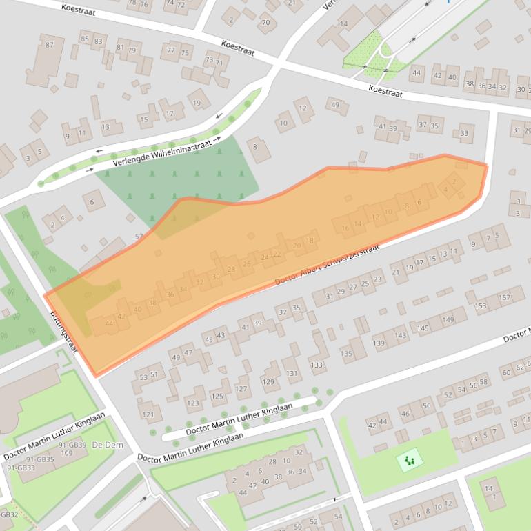 Kaart van postcodegebied 6431VG.