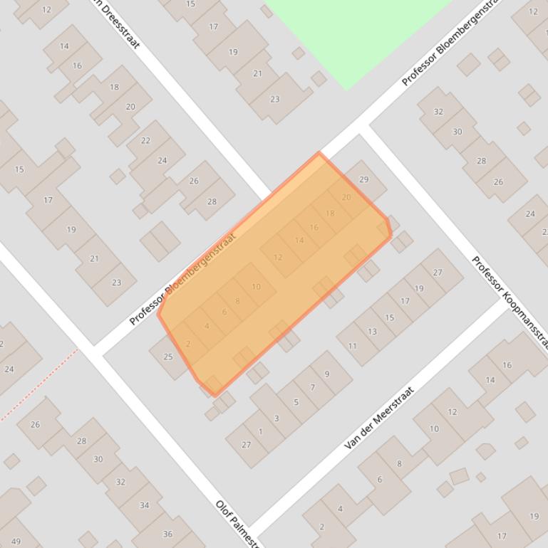 Kaart van postcodegebied 6431WE.