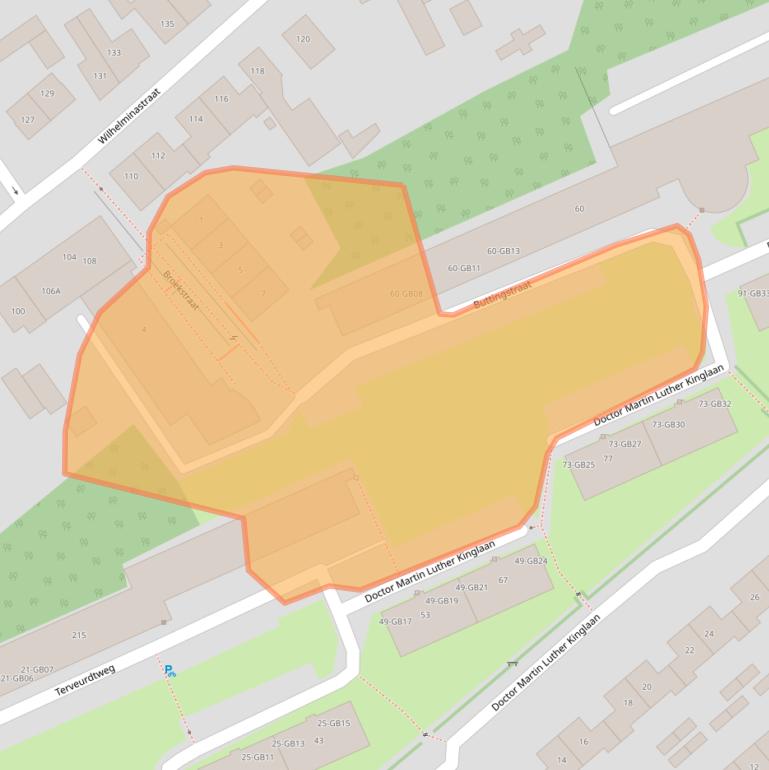 Kaart van postcodegebied 6431XR.