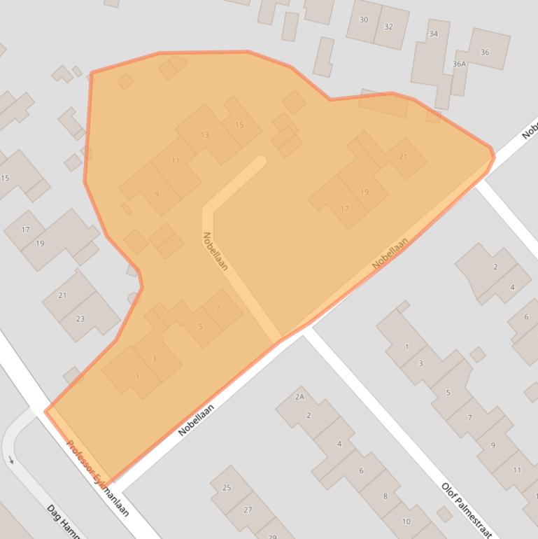 Kaart van postcodegebied 6431ZA.