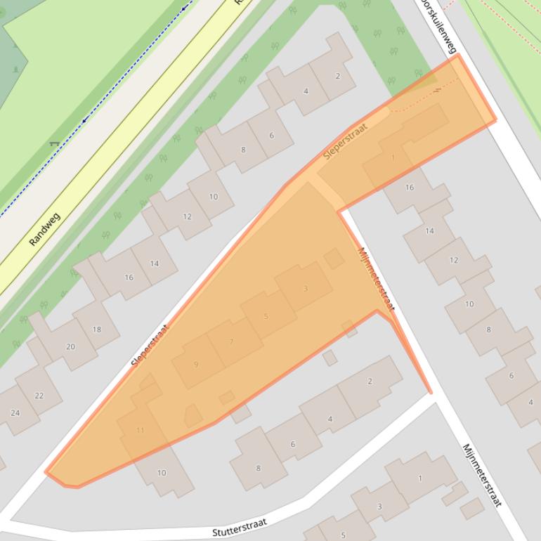 Kaart van postcodegebied 6432AD.