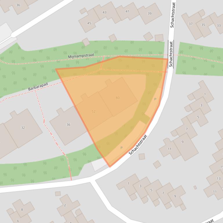 Kaart van postcodegebied 6432AJ.