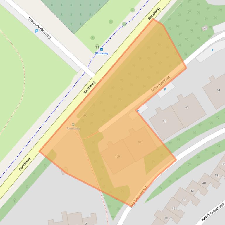 Kaart van postcodegebied 6432AT.