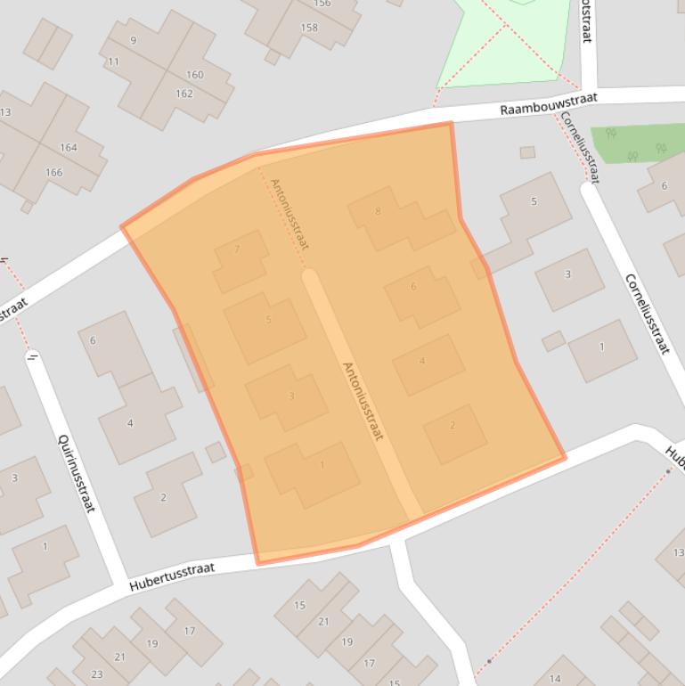 Kaart van postcodegebied 6432CV.