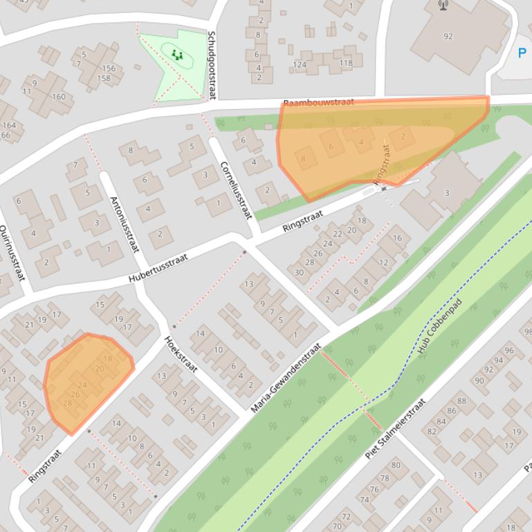 Kaart van postcodegebied 6432DA.