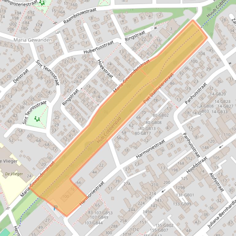 Kaart van postcodegebied 6432ER.