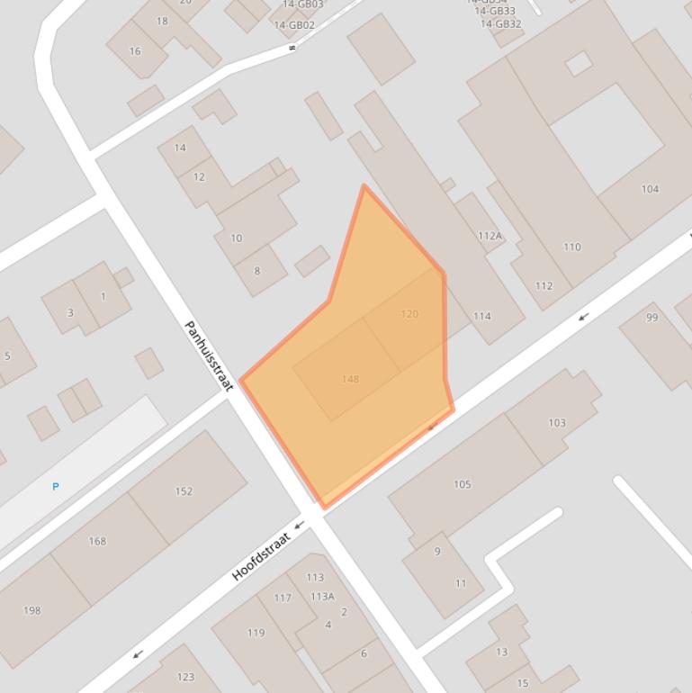 Kaart van postcodegebied 6432GJ.