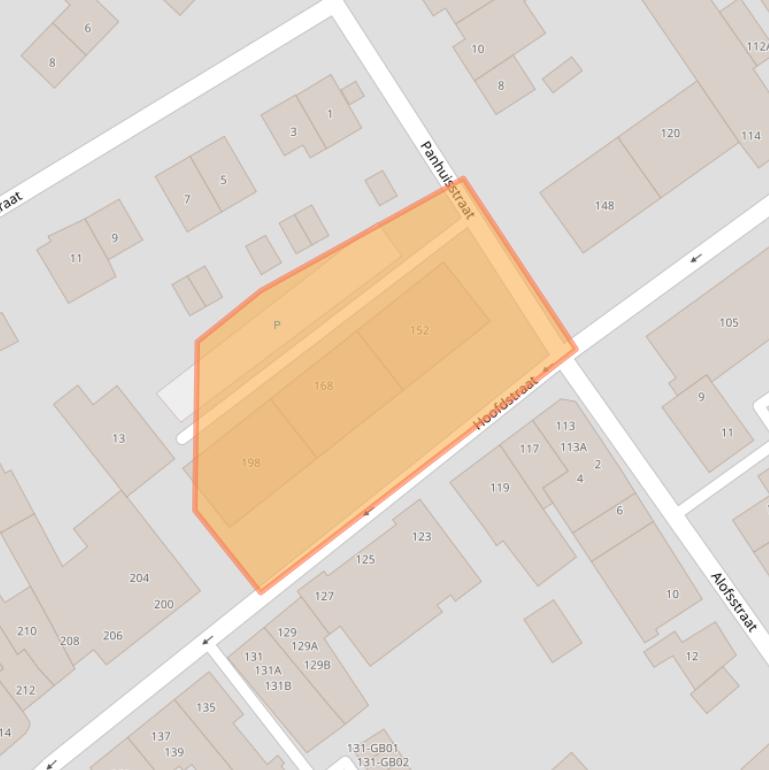 Kaart van postcodegebied 6432GK.